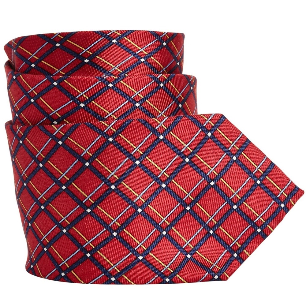 Jos. A. Bank Mens Designer 100% Silk Necktie Hand Made in Italy‎
